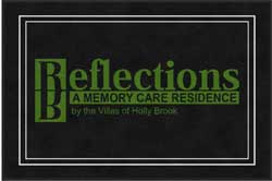4' x 6' (45" x 69") Colorstar Impressions VILLAS OF HOLLY BROOK  Indoor Logo Mat