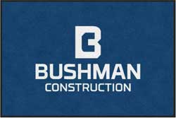 4' x 6' (45" x 69") Colorstar Impressions  BUSHMAN  Indoor Logo Mat