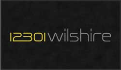 3'6" x 6' (40" x 69") Digiprint HD 12301 WILSHIRE  Indoor Logo Mat