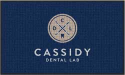 3' x 5' (35" x 58") Waterhog Impressions HD CASSIDY DENTAL   Indoor/Outdoor Logo Mat