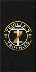 3' x 6' (35" x 68") Colorstar Impressions ZEIGLER'S  Indoor Logo Mat