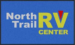 3' x 5' (35" x 59") Waterhog Inlay NORTH TRAIL RV CTR  Indoor /Outdoor Logo Mat