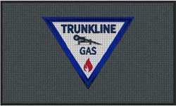 3' x 5' (35" x 58") Waterhog Impressions HD TRUNKLINE  Indoor-Outdoor Logo Mat