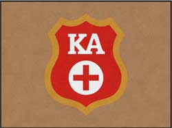 6' x 8' (68" x 95") ColorStar Impressions KA Indoor Logo Mat