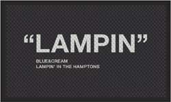 3' x 5' (35" x 56") Superscrape Impressions LAMPIN Rubber Logo Mat