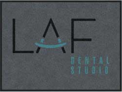 3' x 4' (35" x 47") Colorstar Impressions LAF Indoor Logo Mat