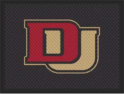 3' x 4' (34" x 45") Superscrape Impressions DU LOGO Rubber Logo Mat