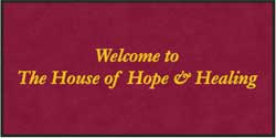 3' x 6' (35" x 68") Colorstar Impressions MT. VERNON BAPTIST Indoor Logo Mat