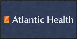 4' x 8' (45" x 95") Digiprint HD ATLANTIC HEALTH 2 Indoor Logo Mat