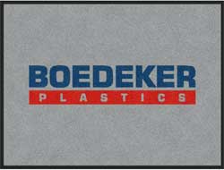 3' x 4' (35" x 47") Colorstar Impressions BOEDEKER  Indoor Logo Mat