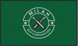 3' x 5' (35" x 58") Waterhog Impressions HD MILAN  Indoor/Outdoor Logo Mat