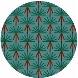 6' X 6' (70" X 70")  Digiprint HD Custom Shape  RAINFOREST Indoor Logo Mat