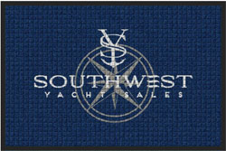 2' x 3' ( 22" x 35") Waterhog Impressions HD SOUTHWEST YACHT  Indoor/Outdoor logo mat