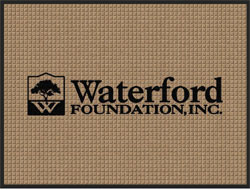 3' x 4' (35" x 45") Waterhog Impressions HD WATERFORD Indoor-Outdoor Logo Mat