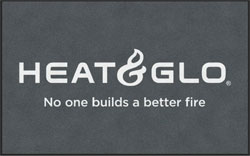 5' x 8' (58" x 95") ColorStar Impressions HEAT & GLO  Indoor Logo Mat