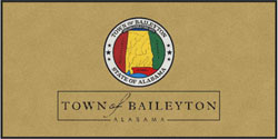 4' x 8' (45" x 95") Digiprint HD TOWN OF BAILEYTON  Indoor Logo Mat