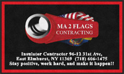 3' x 5' (35" x 58") Digiprint HD MA 2 FLAGS  Indoor Logo Mat