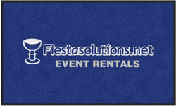 3' x 5' (35" x 58") Colorstar Impressions FIESTA SOLUTIONS  Indoor Logo Mat
