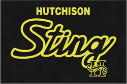 4' x 6' (45" x 69") Colorstar Impressions HUTCHISON  Indoor Logo Mat