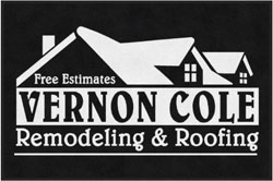 4' x 6' (45" x 69") Colorstar Impressions VERNON COLE  Indoor Logo Mat