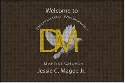 4' x 6'(45" x 69") Waterhog Impressions HD DMBC Indoor/Outdoor Logo Mat