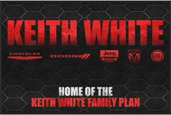 4' x 6' (45" x 69") Digiprint HD KEITH WHITE  Indoor Logo Mat