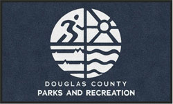 3' x 5' (35" x 58") Colorstar Impressions DOUGLAS COUNTY  Indoor Logo Mat