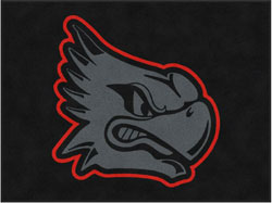 6' x 8' (68" x 95") ColorStar Impressions REDBIRDS BASEBALL Indoor Logo Mat