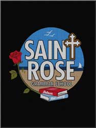6' x 8' (70" x 96") Waterhog Impressions HD SAINT ROSE  Indoor/Outdoor Logo Mat