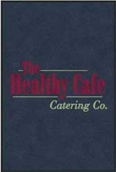 4' x 6' (45" x 69") Colorstar Impressions THE HEALTHY CAFE Indoor Logo Mat