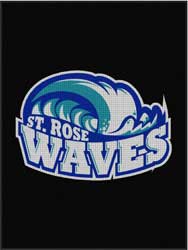 6' x 8' (70" x 96") Waterhog Impressions HD SAINT ROSE  Indoor/Outdoor Logo Mat