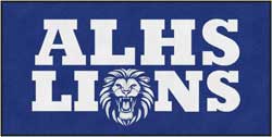 4' x 8' (45" x 95") ColorStar Impressions ALHS LIONS  Indoor Logo Mat