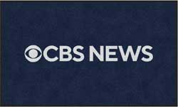3' x 5' (35" x 58") Colorstar Impressions CBS NEWS  Indoor Logo Mat
