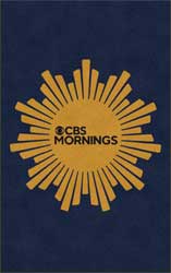 5' x 8' (58" x 95") ColorStar Impressions CBS MORNINGS  Indoor Logo Mat