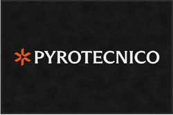 4' x 6' (45" x 69") ColorStar Impressions PYROTECNICO  Indoor Logo Mat
