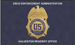 6' x 10' (68" x 119") Digiprint HD DEA BADGE Indoor Logo mat