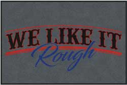 4' x 6' (45" x 69") ColorStar Impressions ROUGH WATER  Indoor Logo Mat