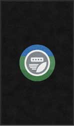 3' x 5' (35" x 58") Digiprint HD  EVERSOURCE Indoor Logo Mat