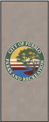 4' x 10'(45" x 119") Digiprint HD CITY OF PUEBLO Indoor Logo Mat