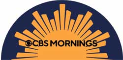 4' x 8' (45" x 95") Digiprint HD- Custom Shape Half Circle CBS MORNINGS Indoor Logo Mat