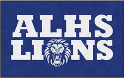 5' x 8' (58" x 95") ColorStar Impressions ALHS LIONS  Indoor Logo Mat
