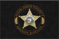 4' x 6' (45" x 69") Digiprint HD HIGHLANDS COUNTY Indoor Logo Mat