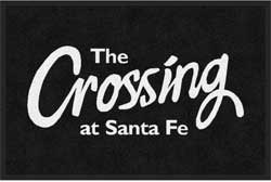 2' x 3' (24" x 35") Digiprint HD THE CROSSING  Indoor Logo Mat