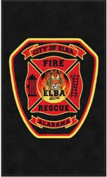 3' x 5' (35" x 58") Digiprint HD CITY OF ELBA Indoor Logo Mat