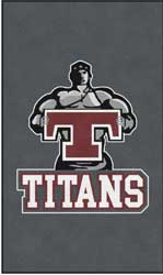 6' x 10'(68" x 119") Colorstar Impressions TITANS  Indoor Logo Mat
