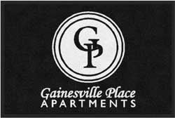 2' x 3' (24" x 35") Digiprint HD GAINSVILLE PLACE Indoor Logo Mat