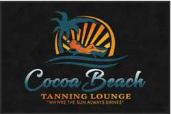 4' x 6' (45" x 69") ColorStar Impressions  COCOA BEACH  Indoor Logo Mat