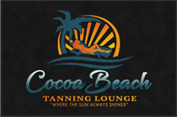 4' x 6' (45" x 69") ColorStar Impressions  COCOA BEACH  Indoor Logo Mat