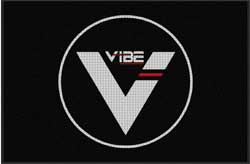 4' x 6'(45" x 69") Waterhog Impressions HD BQE VIBE Indoor/Outdoor Logo Mat