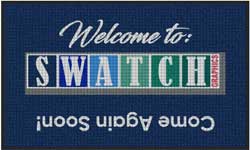 3' x 5' (35" x 58") Waterhog Impressions HD SWATCH  Indoor/Outdoor Logo Mat
